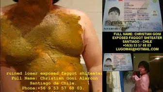 christian goni exposure scat ruined loser shiteater