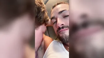 Boy gets so horny after work, visiting his studly FWB for a wild uninhibited session